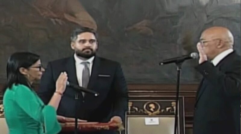 Delcy Rodríguez se juramenta como presidenta encargada de Venezuela