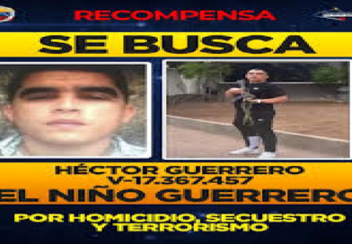 Muere el Niño Guerreo , cabecilla del Tren de Aragua