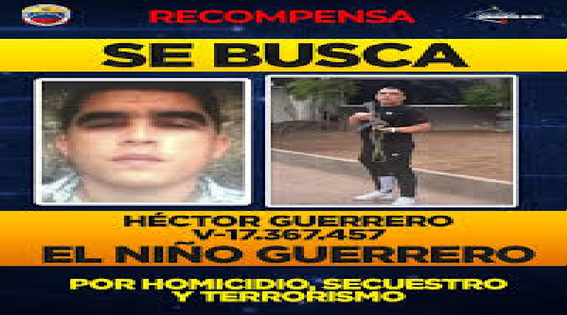Muere el Niño Guerreo , cabecilla del Tren de Aragua
